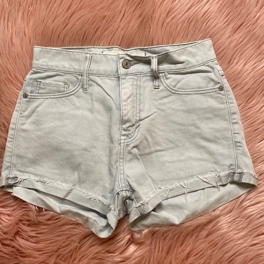 Abercrombie & Fitch High Waisted Very Light Blue, Size 00